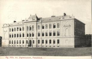 Felsőlövő, Evangélikus főgimnázium; kiadja Stern József fényképész / evangelical grammar school