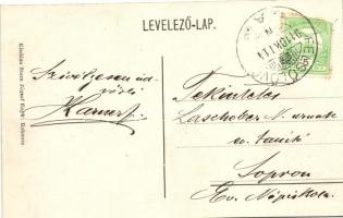 Felsőlövő, Evangélikus főgimnázium; kiadja Stern József fényképész / evangelical grammar school