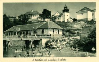 Beretke, Református árvaház és iskola /  Calvinist school and orphanage, swimming children