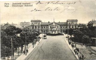 Riga, Dünaburger Bahnhof / railway station (EK)