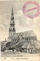 Riga, Petrikirche / church So. Stpl