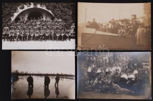 cca 1915-1942 4 db érdekes katonai fotólap / military photo postcards