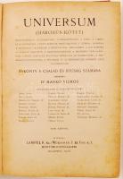 Dr. Hankó Vilmos (szerk.): Universum (Háborús kötet), évkönyv a család és ifjúság számára. Budapest,...