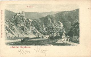 Ruttka, Óvár / castle (EK)