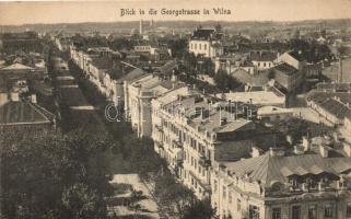 Vilnius, Wilna; Georgstrasse / street (EK)