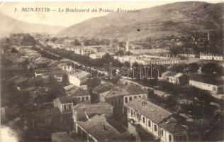 Bitola, Monastir; Boulevard du prince Alexandre (EK)