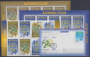 Europe CEPT minisheet set + stampbooklet sheet + block, Europa CEPT kisív sor + bélyegfüzetlap + blokk