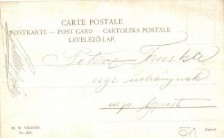 Art caricature postcard, M. Munk Vienne s: Kober