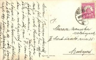 Easter greeting, Ballerini & Fratini No. 183, Italian art postcard s: Chiostri