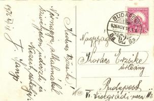 Lady with puppets; Italian art postcard, Degami No. 676. s: Busi