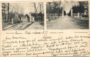 Gödöllő, park, Főbejárat (EK)