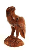 Szépen faragott fa sas, m: 13 cm