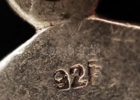 Ezüst (Ag) kereszt, jelzett, 11,9 g /
Silver cross, 11,9 g