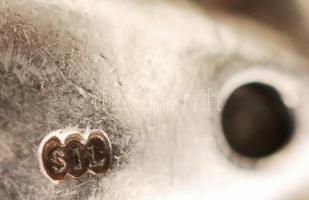 Ezüst (Ag) kereszt, jelzett, 9,9 g /
Silver cross, 9,9 g