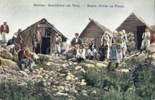 Prenj, Sennhütten, Kolibe / wooden cottaged on Prenj mountain