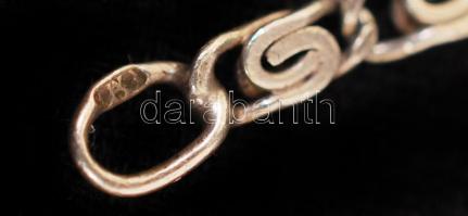 Ezüst (Ag) nyaklánc, h: 49 cm jelzett, 5,3 g /
Silver necklace, 5,3 g