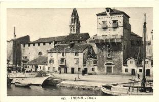 Trogir, Obala, Gostiona / coast, ships, restaurant