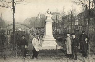 Paris, Statue de Frederic Lemaitre, Canal Saint Martin / Lemaitre statue