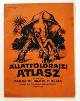 1928 Állatföldrajzi atlasz, tervezte Baloghné Hajós Terézia, rajzolta: Bálint János, Magyar Királyi Állami Térképészet