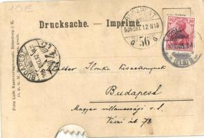 Strasbourg, Astronomical Clock; mechanical litho postcard