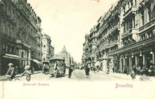 Brussels, Bruxelles; Boulevard Anspach (EK)
