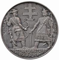 Nyitray Dániel (1890-1971) 1927. "Istennel a hazáért és a királyért / Járási Leventeverseny" Ag emékérem. Szign.: Nyitray (22g/35mm) T:2 Hungary 1927. "Regional Levente Competition" Ag commemorative medallion without hallmark. Sign.: Nyitray (22g/35mm) C:XF