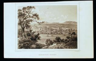 1859 Máramaros-sziget. Acél metszet, Ludwig Rohbock (1820-1883) rajza alapján metszette G. Hess. Pest, Lauffer és Stolp, 17×12,5 cm
