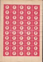 2 klf posta belszolgálati ív