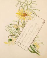 cca 1926-1934 Régi emlékkönyv rajzokkal, szentképekkel, idézetekkel, jó állapotban