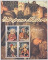 2003 Lucas Cranach festmények kisív Mi 3899-3902