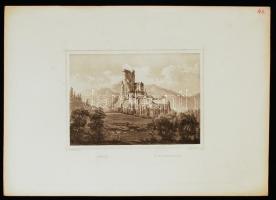 1859 Árva - Schloss Árva. Acél metszet, Ludwig Rohbock (1820-1883) rajza alapján metszette F. Hablitschek. Luxus kiadás, 16×11 cm
