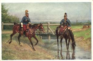 K.u.K. soldiers on horses s: Felix Franic