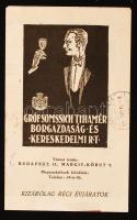 1935 Grós Somssich Tihamér borgazdaság reklám árjegyzék