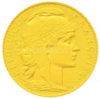 Franciaország/Modern Köztársaság 1900A 20Fr Au "Kakas" (6.44g/0.900) T:2,2- France/Modern Republic 1900A 20 Francs Au "Rooster"(6.44g/0.900) C:aXF,VF Krause KM# 847