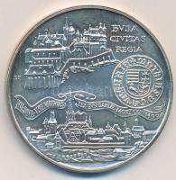 1986. 500Ft Ag "Budavár visszavétele 1686" T:BU Dísztokban