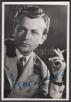 Somogyvári Rudolf színész aláírt fotója