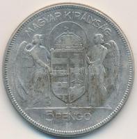 1930. 5P Ag "Horthy-jobbra" T:3 Adamo P8