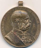 1898. "Jubileumi Emlékérem Fegyveres Erő Számára / Signum memoriae (AVSTR)" Br kitüntetés mellszalag nélkül T:2,2-  Hungary 1898. "Commemorative Jubilee Medal for the Armed Forces" decoration without ribbon C:XF,VF  NMK 249.