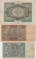 Német Birodalom 1906-1929. 12db vegyes bankjegy T:vegyes
Germany 1906-1929. 12pcs of mixed banknotes...