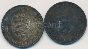 1947. 5Ft "Kossuth" (2x) T:2-,3