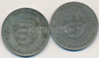 1947. 5Ft "Kossuth" (2x) T:2-,3