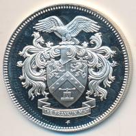 Amerikai Egyesült Államok 1977. "(Franklin Mint) Éremgyűjtő Egyesület" Ag emlékérem (6.31g/0.925) T:PP USA 1977. "Franklin Mint Collectors Society" sterling silver medallion (6.31g) C:PP