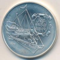 1993. 500Ft Ag "Régi dunai hajók - Árpád" eredeti "MNB" dísztokban, tanúsítvánny...