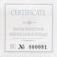 1993. 500Ft Ag "Integráció Az Eu-ba" eredeti "MNB" dísztokban, tanúsítvánnyal T:...