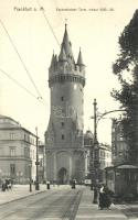 Frankfurt am Main, Eschenheimer Turm / tower, tram