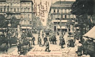 Berlin, Ecke Linden un Friedrichstrasse / street corner, Hotel Victoria