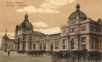 Lviv, Lwów, Lemberg; Dworzec, Bahnhof / railway station