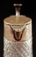 Ezüst (Ag.) fedeles mini karaffa, jelzett, hibátlan, m:15 cm