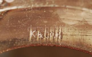 K&C fém fedeles kiöntő, jelzett, hibátlan, m:17 cm