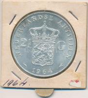 Holland Antillák 1964. 2 1/2G Ag "Julianna" T:2-
Netherlands Antilles 1964. 2 1/2 Gulden A...